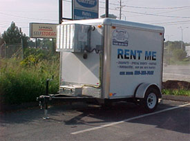 refrigerated mini trailers for rent